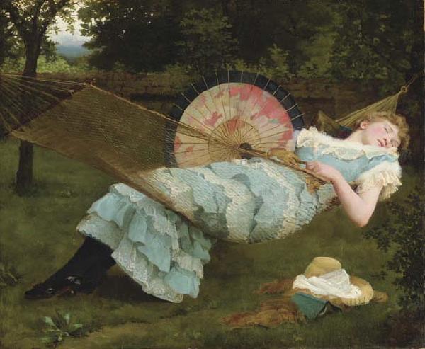 Valentine Cameron Prinsep Prints Sweet Repose oil painting picture